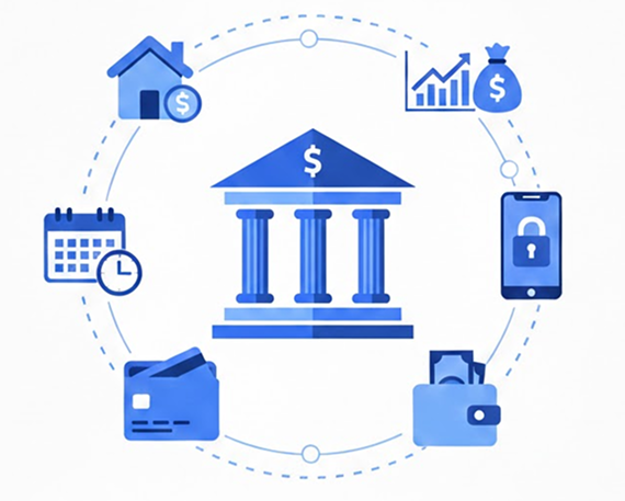 Banking Solution Illustration